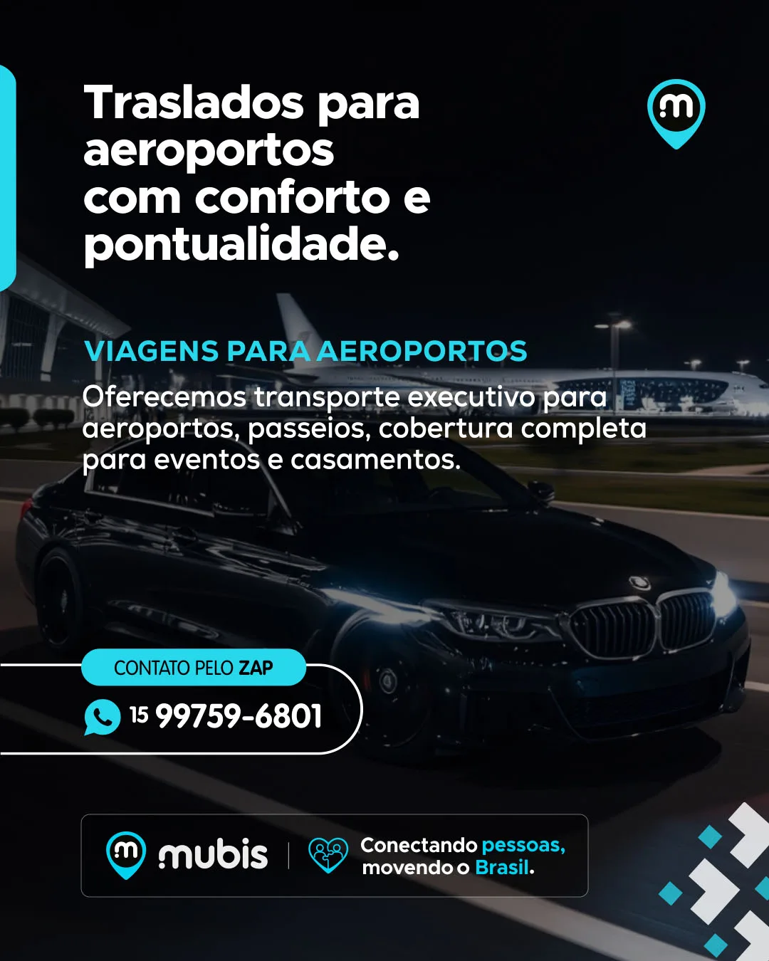 Mubis Traslado para Aeroporto Carro de Luxo