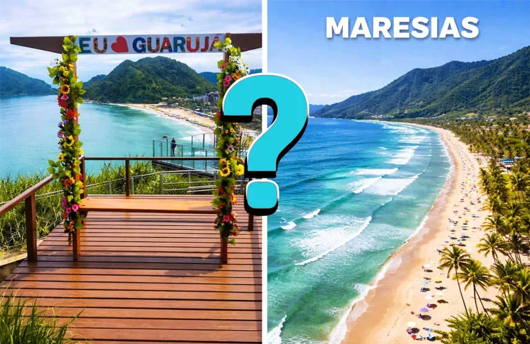 Saiba qual praia é melhor, Guarujá ou Maresias